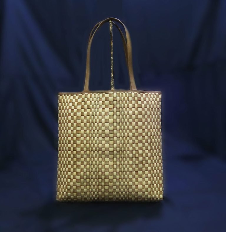 Piper Clutch Brown Cream Chameo Couture
